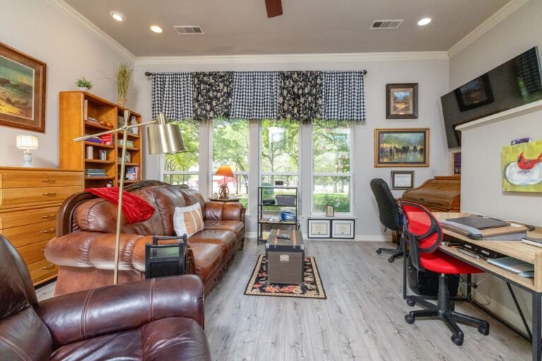 Home office and sitting area at 1311 Mount Gilead Rd, Keller TX